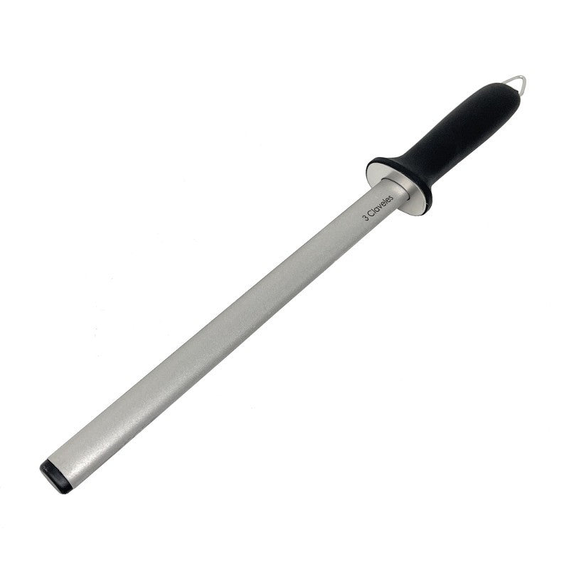 Chaira plana de diamante 3 Claveles 25 cm – afilador profesional cuchillos