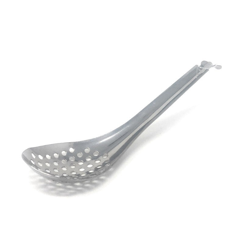 Cuchara perforada para esferificaciones en acero inoxidable