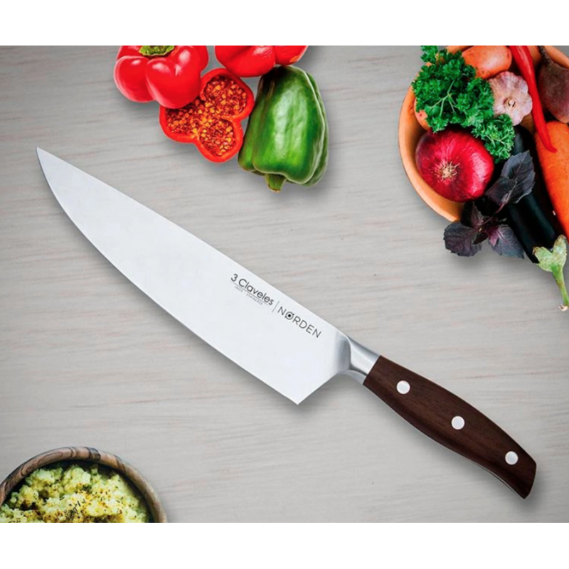 Cuchillo Chef 3 Claveles Norden
