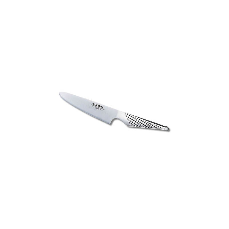 Cuchillo utilitario Global GS-2 hoja 13 cm Serie GS, vista completa sobre fondo blanco