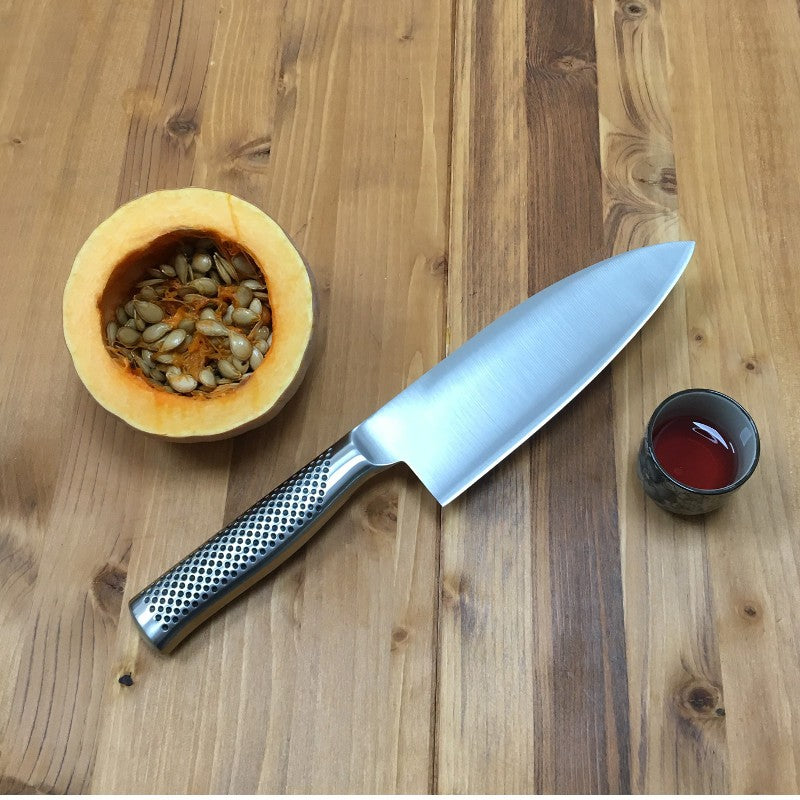 Cuchillo para pescado Global G-29 hoja 18 cm Serie G, vista completa sobre fondo blanco
