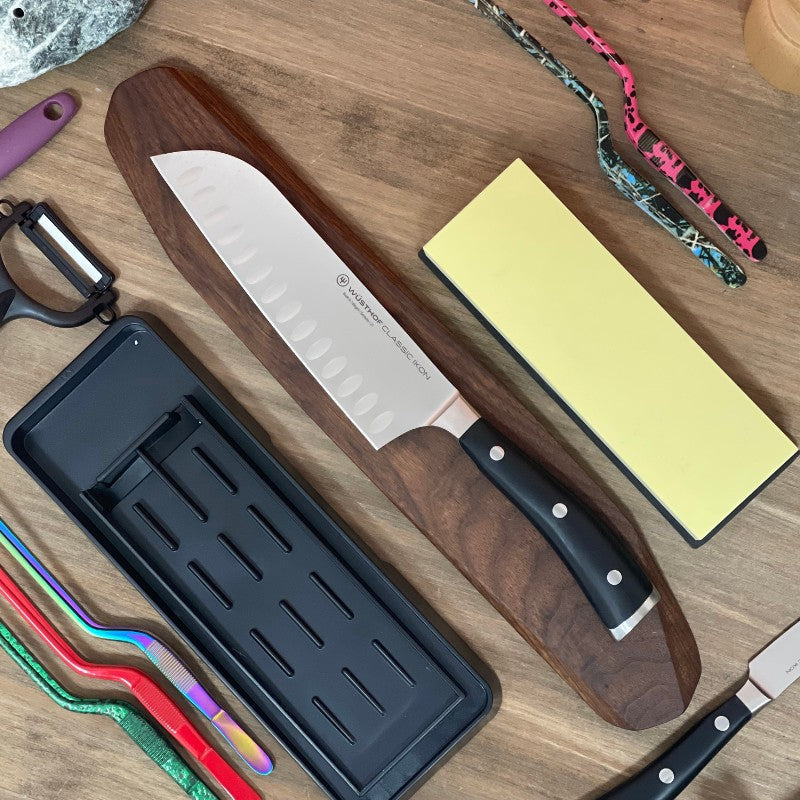 Cuchillo santoku Wüsthof Ikon Classic 17 cm — vista general