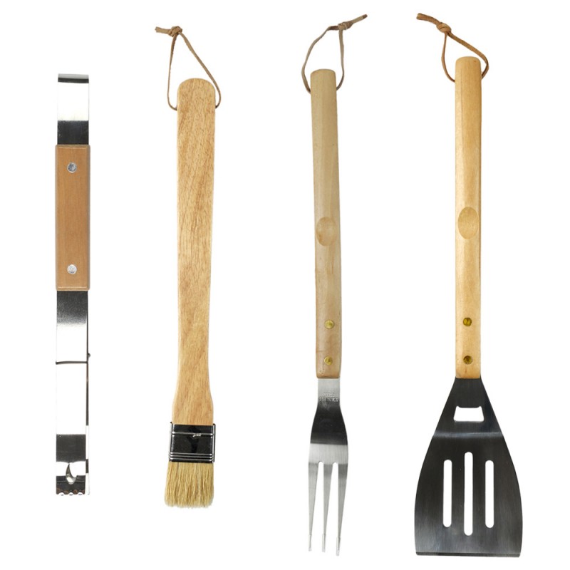 Set barbacoa 4 piezas