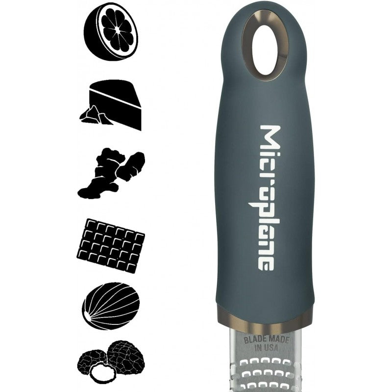 Microplane premium classic zester 46743 After Dark Grey herramienta profesional cocina elegante