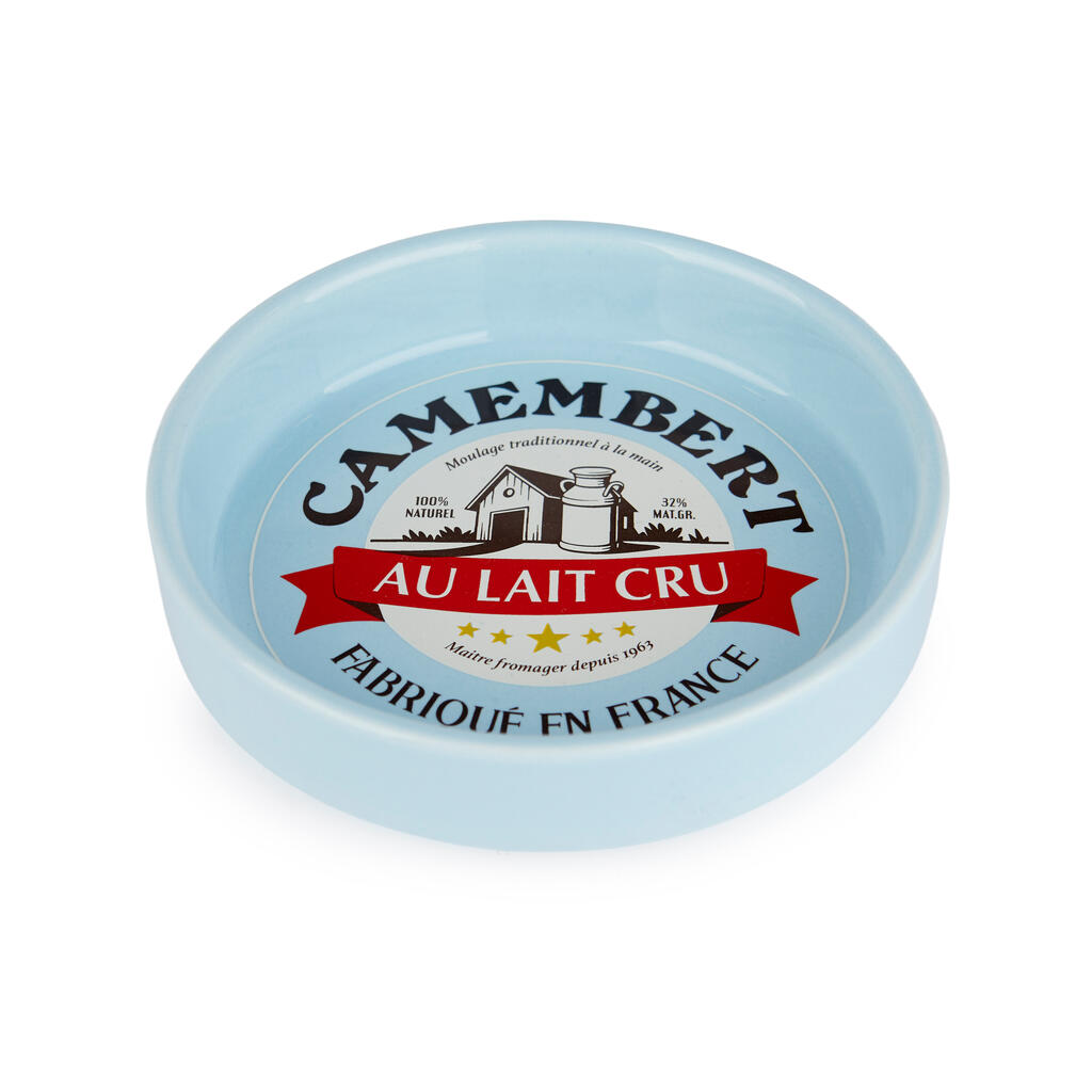 Cuenco para aperitivos Camembert Cheese azul de cerámica Balvi