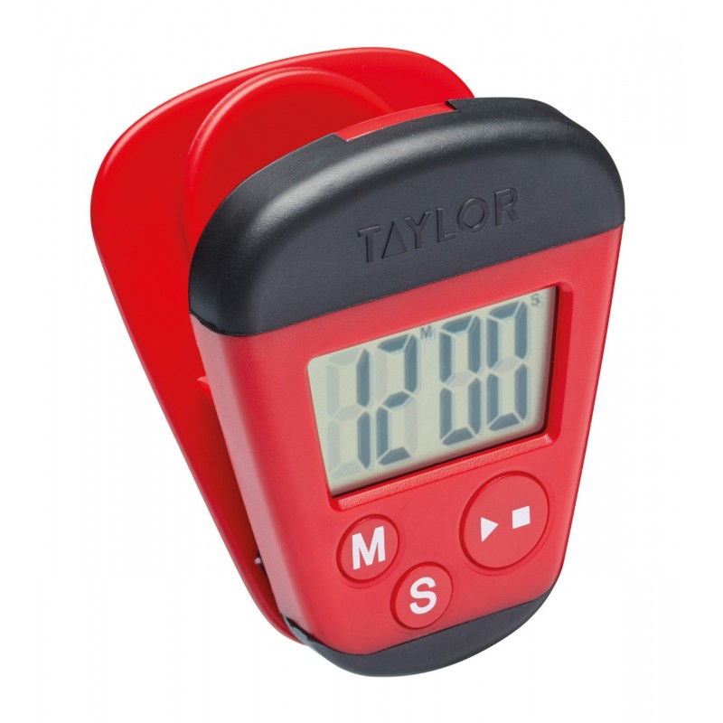 Temporizador de cocina digital con clip y base magnética