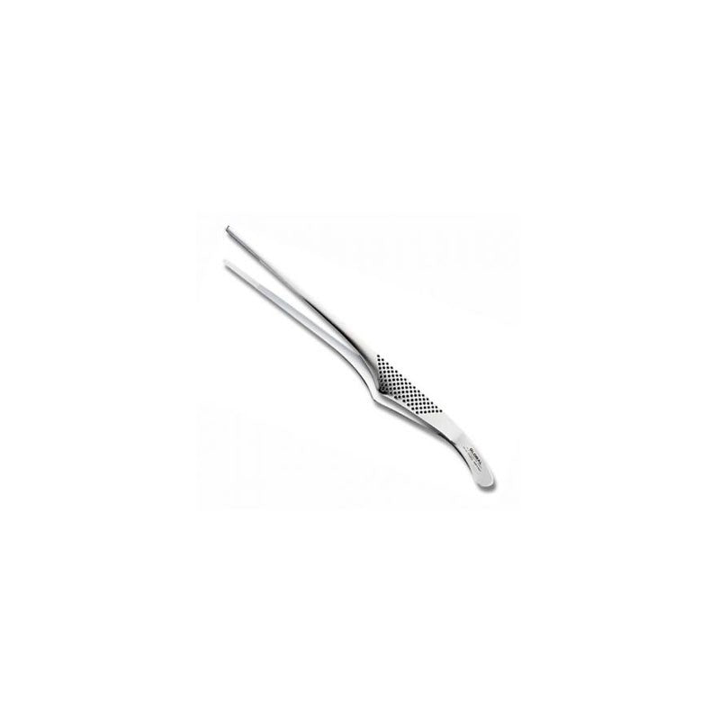 Pinza Global GS-28 Serie GS con acabado satinado oscuro, vista completa sobre fondo blanco