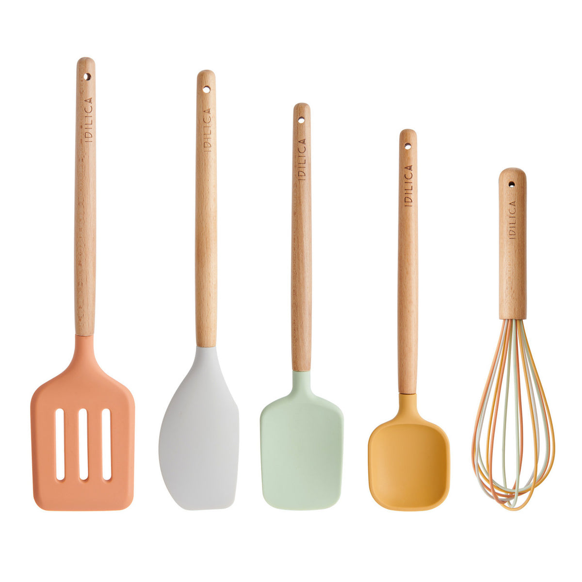 Set utensilios cocina de silicona