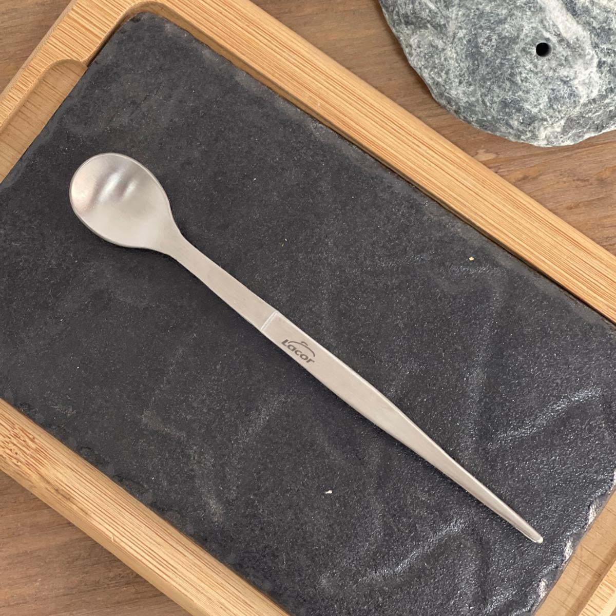 Pinza de Precisión con Cuchara Lacor 17cm - Acero Inoxidable