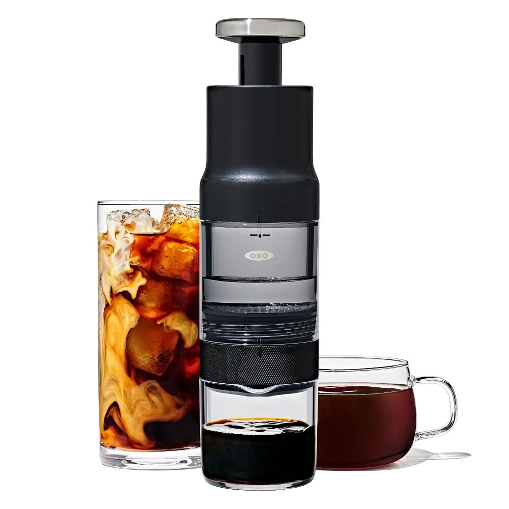 OXO Brew Rapid Brewer – cafetera de viaje sin cápsulas ni filtros de papel
