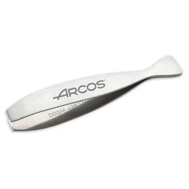 Detalle pinza Arcos 605000 acero inoxidable para extraer espinas pescado