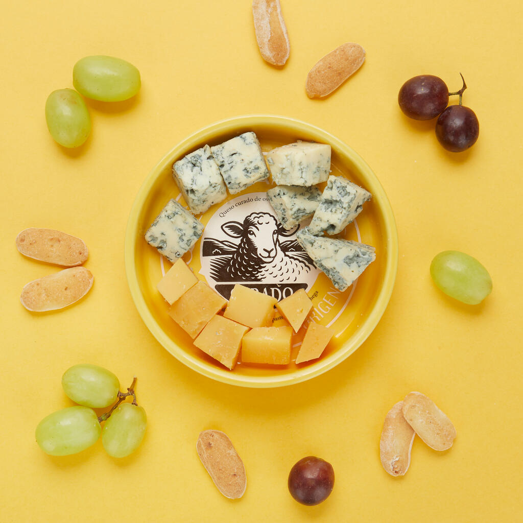 Cuenco para aperitivos Manchego Cheese amarillo de Balvi